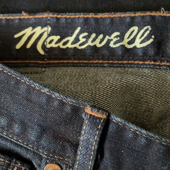 MADEWELL RAIL STRAIGHT DARK WASH JEAN - Picture 5 of 8